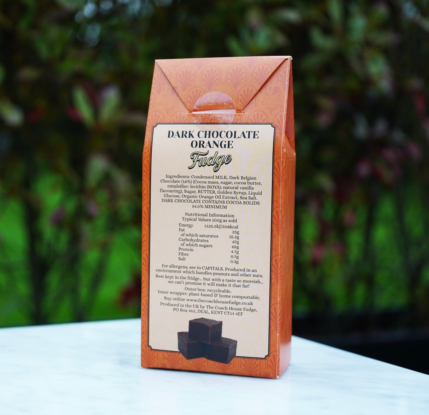 Dark Chocolate Orange Fudge - 150g box